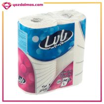 دستمال حوله ای چهار لایه 2 رول پاپیا - Image 2