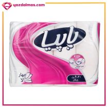 دستمال توالت چهار لایه 24 رول پاپیا - Image 4