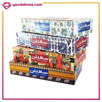 دستمال کاغذی جعبه ای سری سنتی 100 برگ سافتلن - Image 4