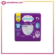 پوشک بچه شورتی کانال دار سایز 7 (20 عددی) مای بیبی - Image 2