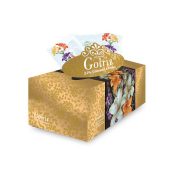 دستمال کاغذی جعبه ای 300 برگ گلدار طلایی نقره ای گلریز