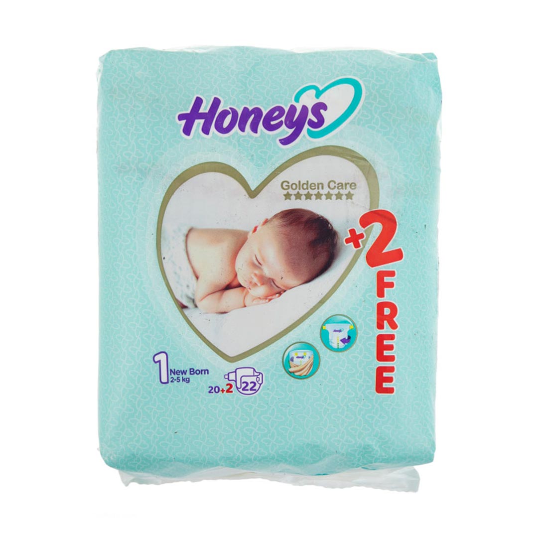 پوشک بچه سایز 1 (22 عددی) هانیز