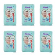پوشک بچه سایز 3 هانیز 6 بسته 16 عددی (52,000 تومان)