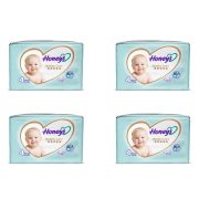 پوشک بچه سایز 4 هانیز 4 بسته 34 عددی (135,000 تومان)