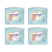 پوشک بچه سایز 6 هانیز 4 بسته 24 عددی (135,000 تومان)
