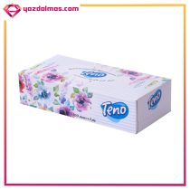 دستمال کاغذی جعبه ای 100 برگ دو لایه تنو - Image 2