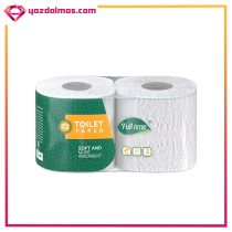 دستمال توالت 4 لایه 2 قلو فول تایم - Image 4