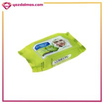 دستمال مرطوب آرایشی شیر پاک کن 20 عددی کامان - Image 3