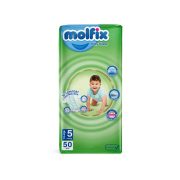 پوشک بچه سایز 5 (50 عدد دوبل) مولفیکس