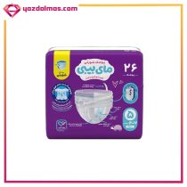 پوشک بچه شورتی کانال دار سایز 5 (26 عددی) مای بیبی - Image 3