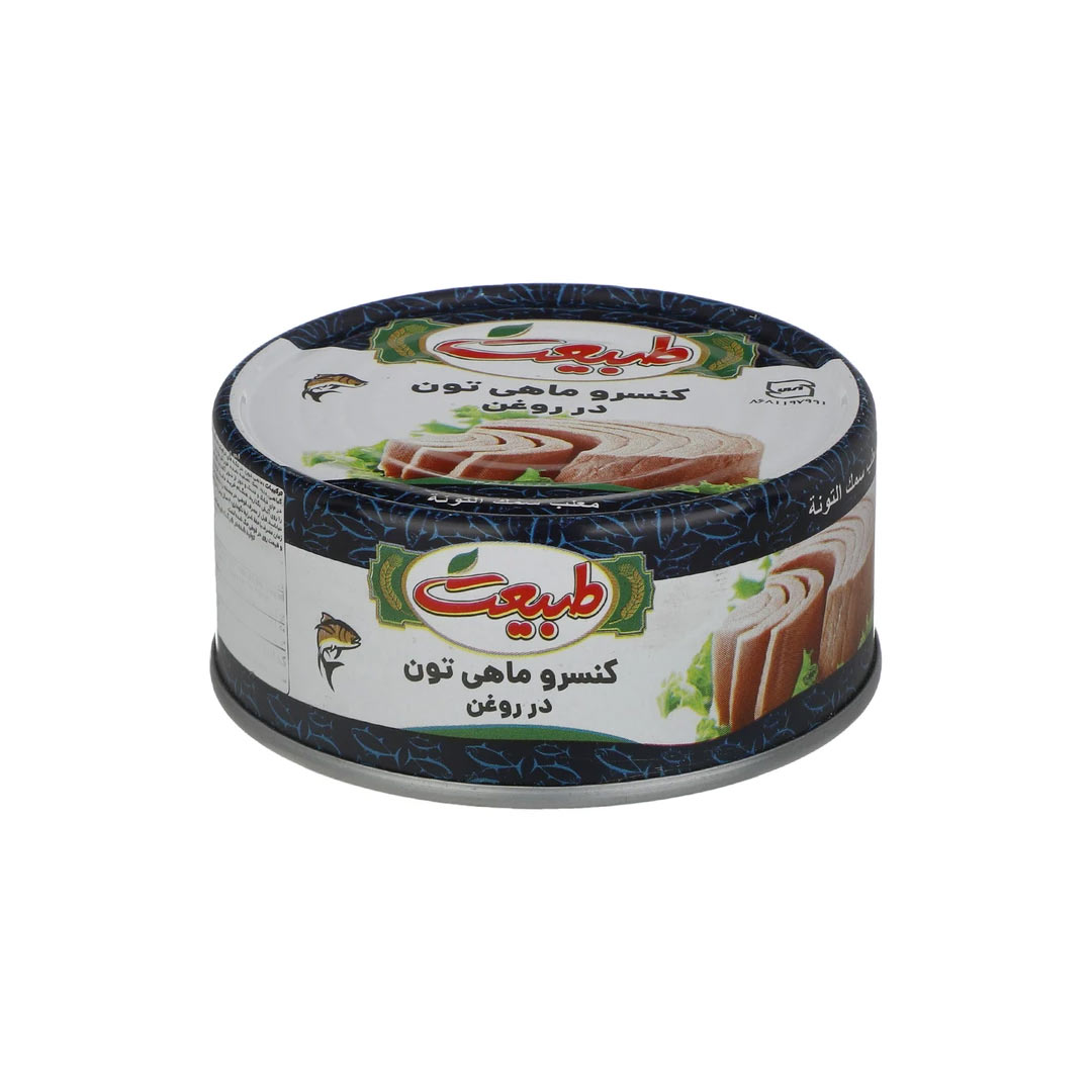 50344 کنسرو ماهی تون در روغن 150 گرمی طبیعت - Image 1